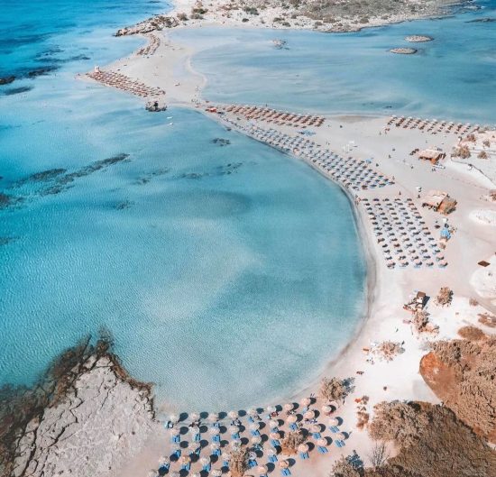 Elafonisi beach Chania Crete relocation