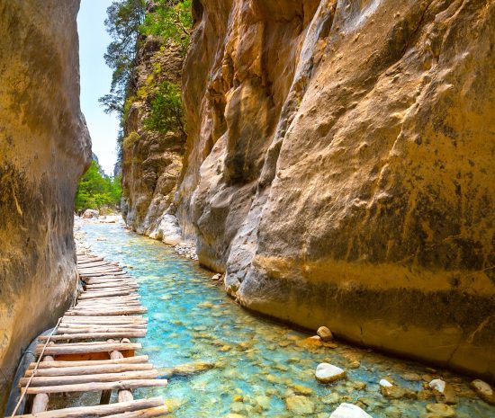 Relocate to Crete Samaria Gorge nature
